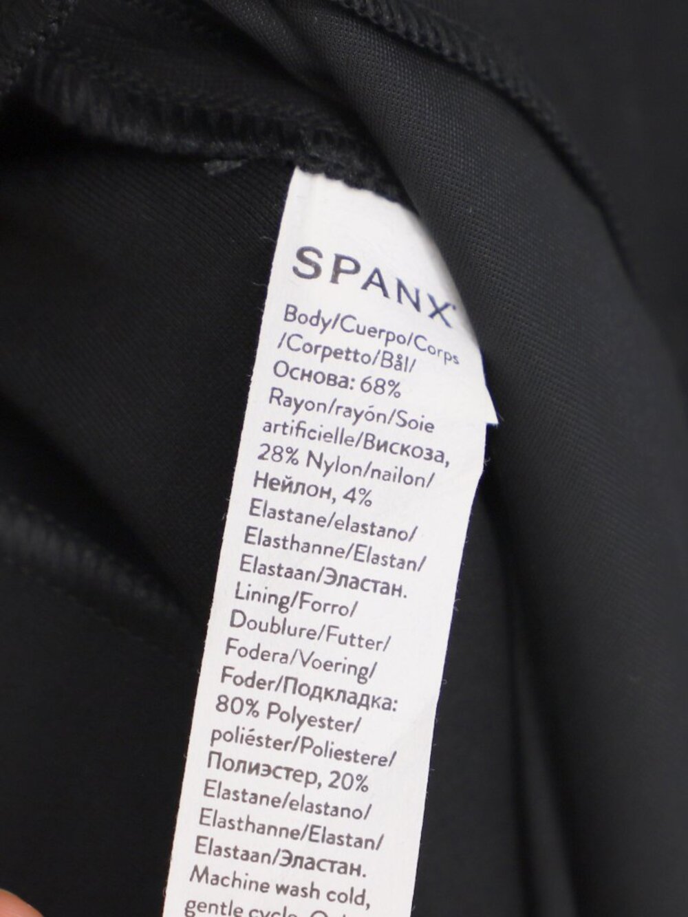 NWT SPANX Perfect Slim Straight Pant in Classic Black Black Size 2Xp - Picture 10 of 11